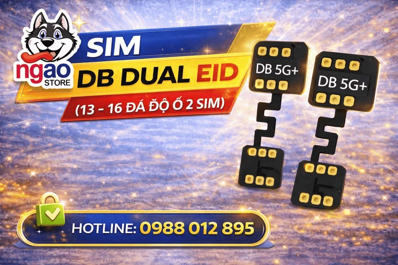 Hướng dẫn ghép sim DB Dual EID chi tiết