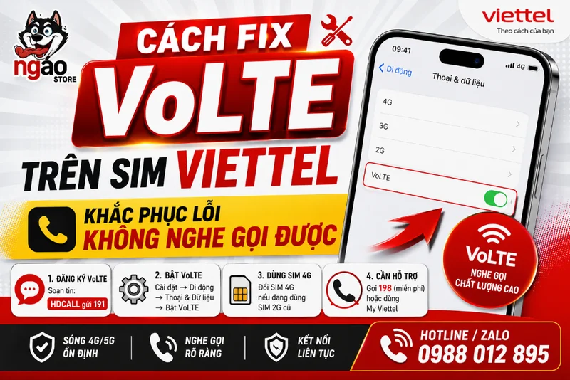 Hướng Dẫn Fix Lỗi Viettel Tắt 2G Không Nghe Gọi Được Trên iPhone