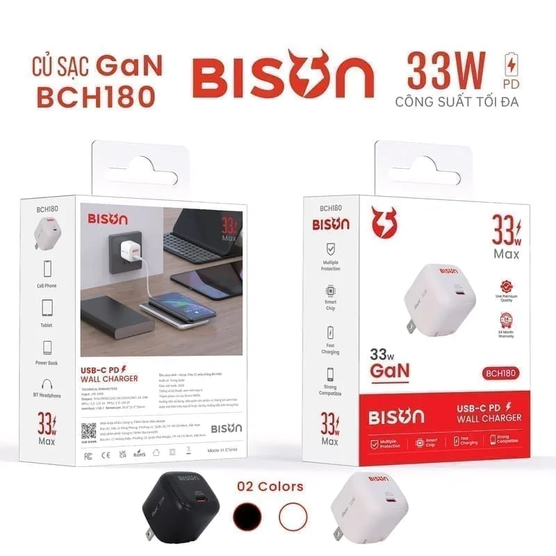 Củ sạc 33W BCH180