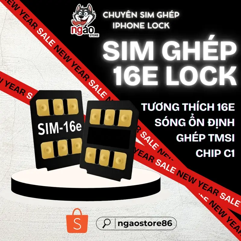 Sim ghép 16E lock